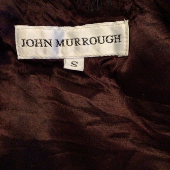 VTG John Murrough Womens Black Knit Leather & Lace Button Up Jacket Size Small - Picture 10 of 11